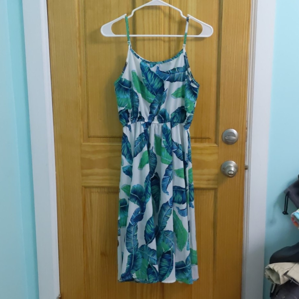 Zaful Dress- Blue/Green Size M - Picture 2 of 4